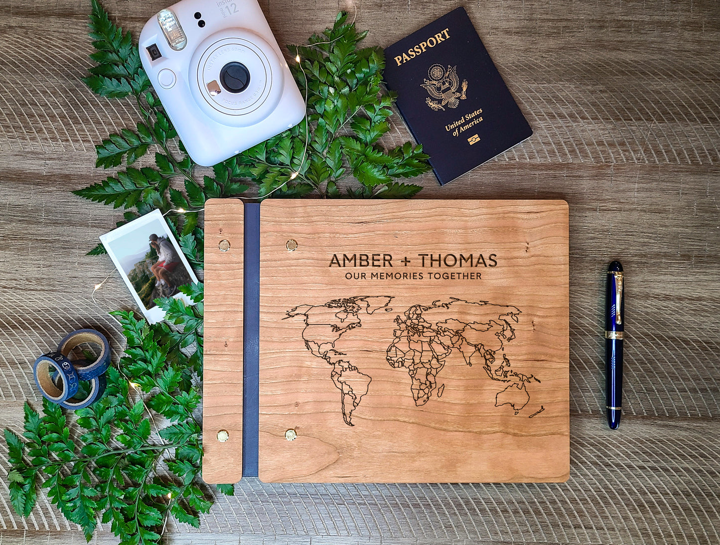 Adventures with You World Map Travel Book