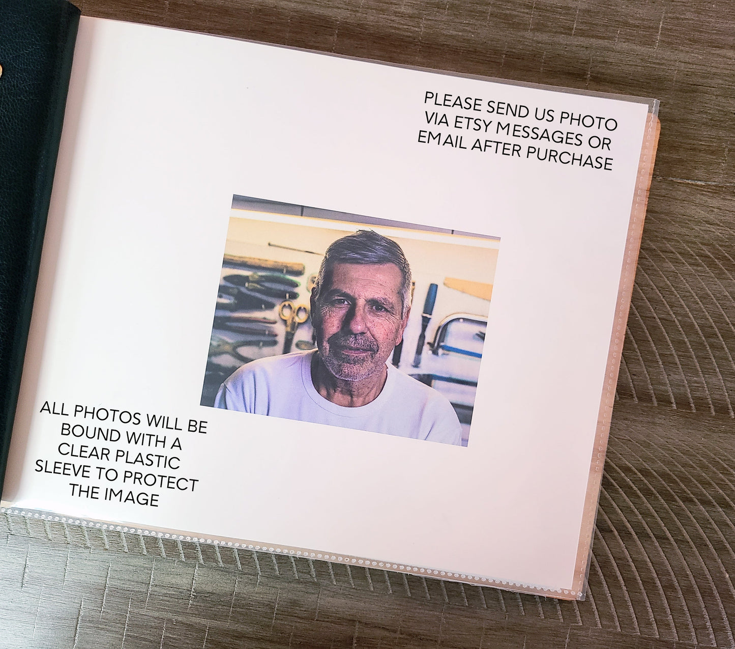 Celebrating the Life of Memorial Book With Photo - Dragon Forged Studios