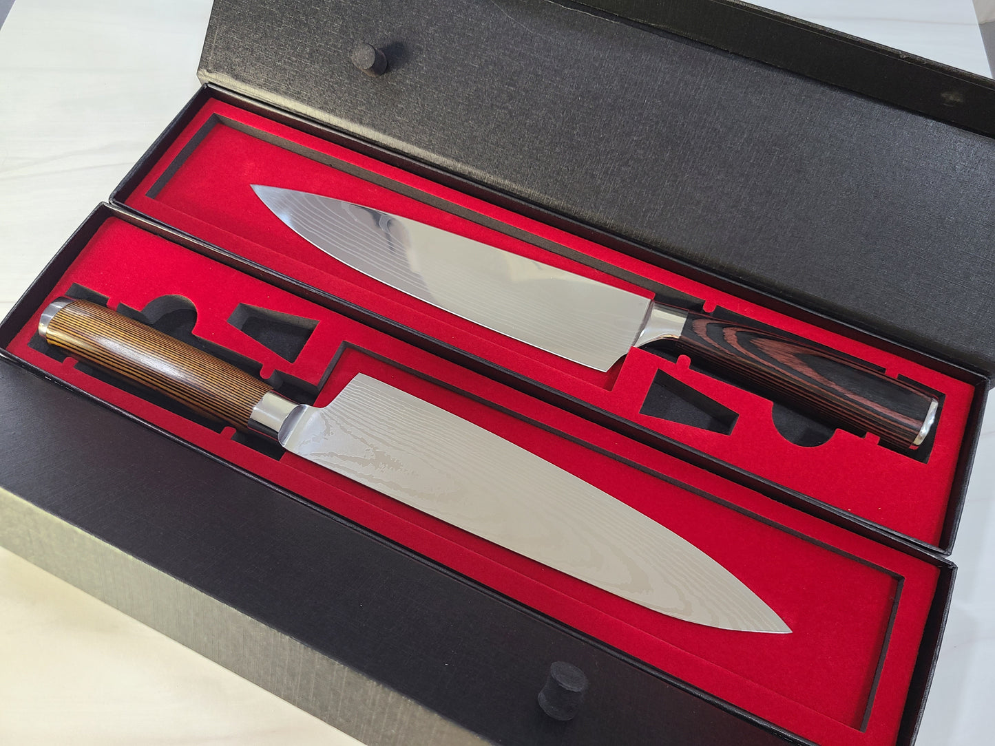 Professional Chef Knife. Custom Engraved Stainless Steel Blade Chef Knife. Gift for Chef. - Dragon Forged Studios