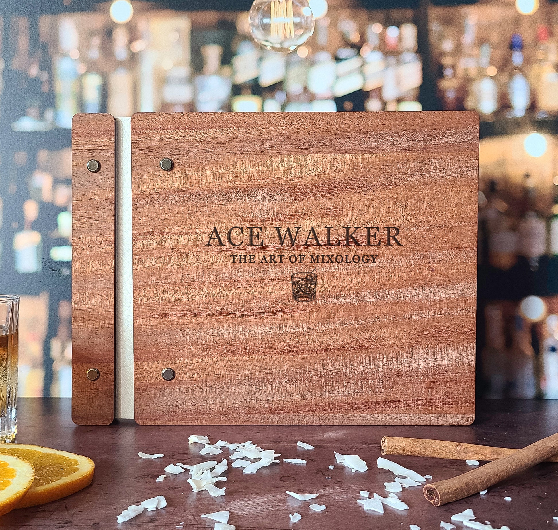 Art of Mixology, Custom Cocktail Book - Dragon Forged Studios