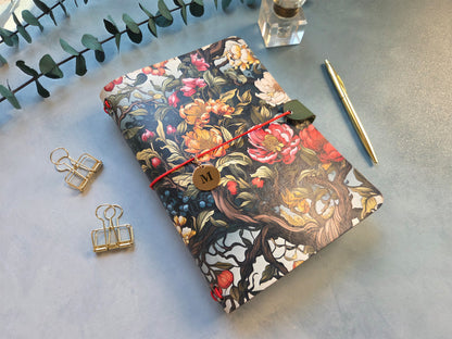 Leather Traveler's Notebook - Asiatic Arbor - A5, Standard, Field Note Sizes