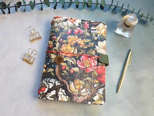 Leather Traveler's Notebook - Asiatic Arbor - A5, Standard, Field Note Sizes