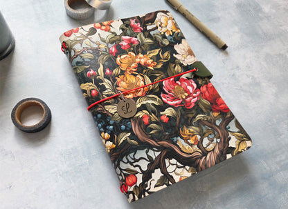 Leather Traveler's Notebook - Asiatic Arbor - A5, Standard, Field Note Sizes
