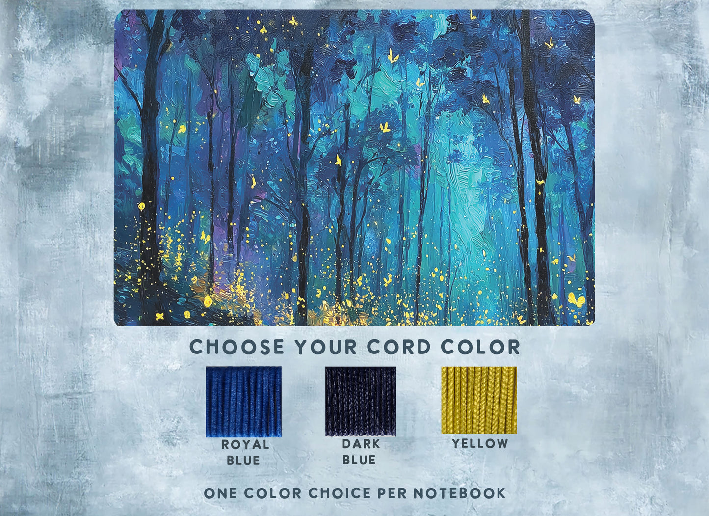 Leather Traveler's Notebook - Firefly Forest - A5, Standard, Pocket Field Notes
