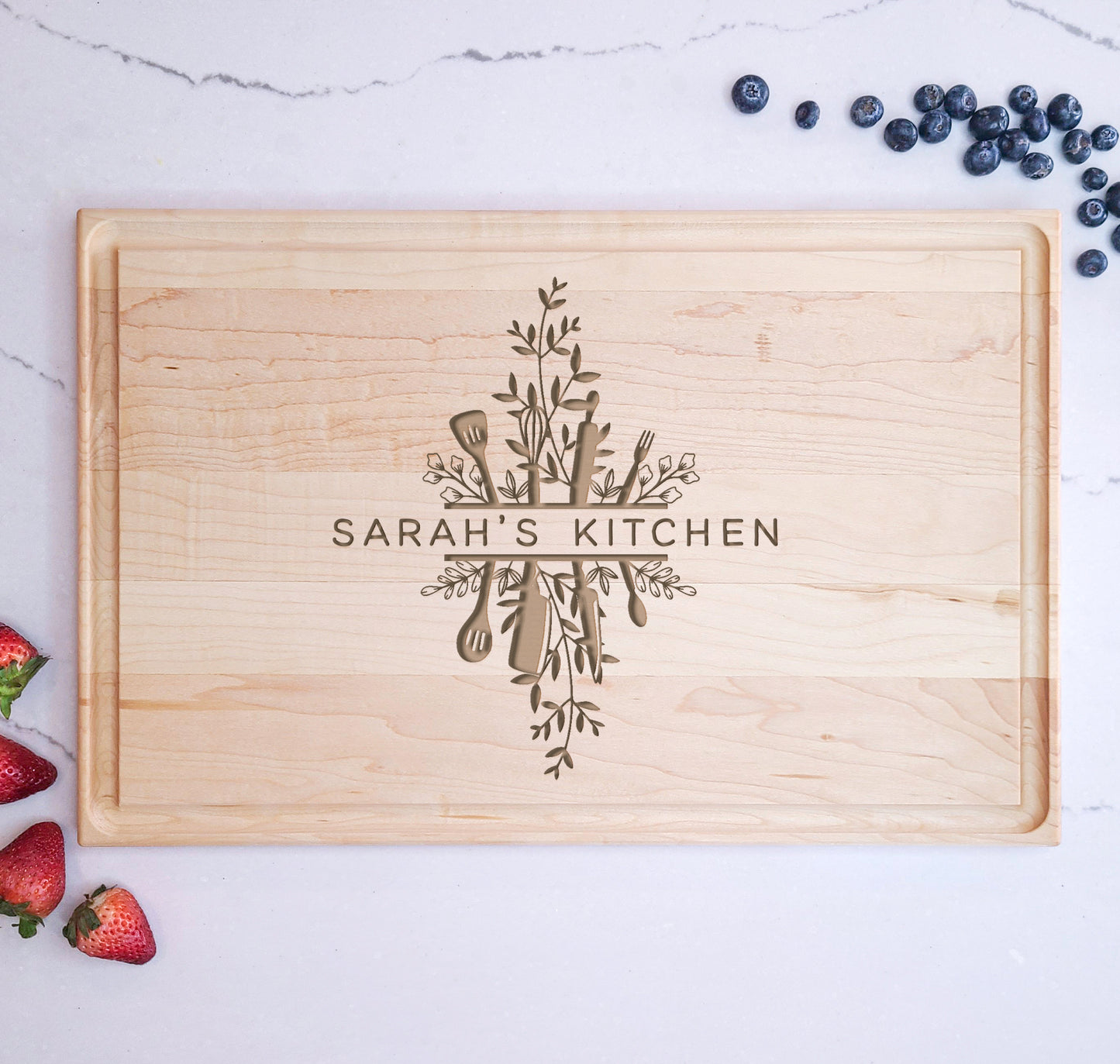 Her Kitchen | Custom Cutting Board | Chef Cook Baker