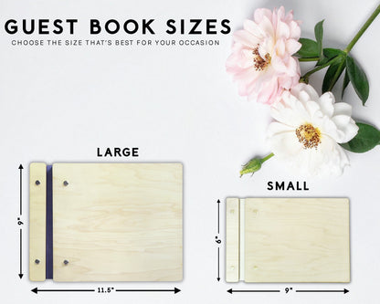 Tropical Wedding Guest Book for Beach Wedding