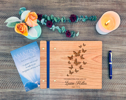 Butterfly Memorial Book, Celebrating the Life Of