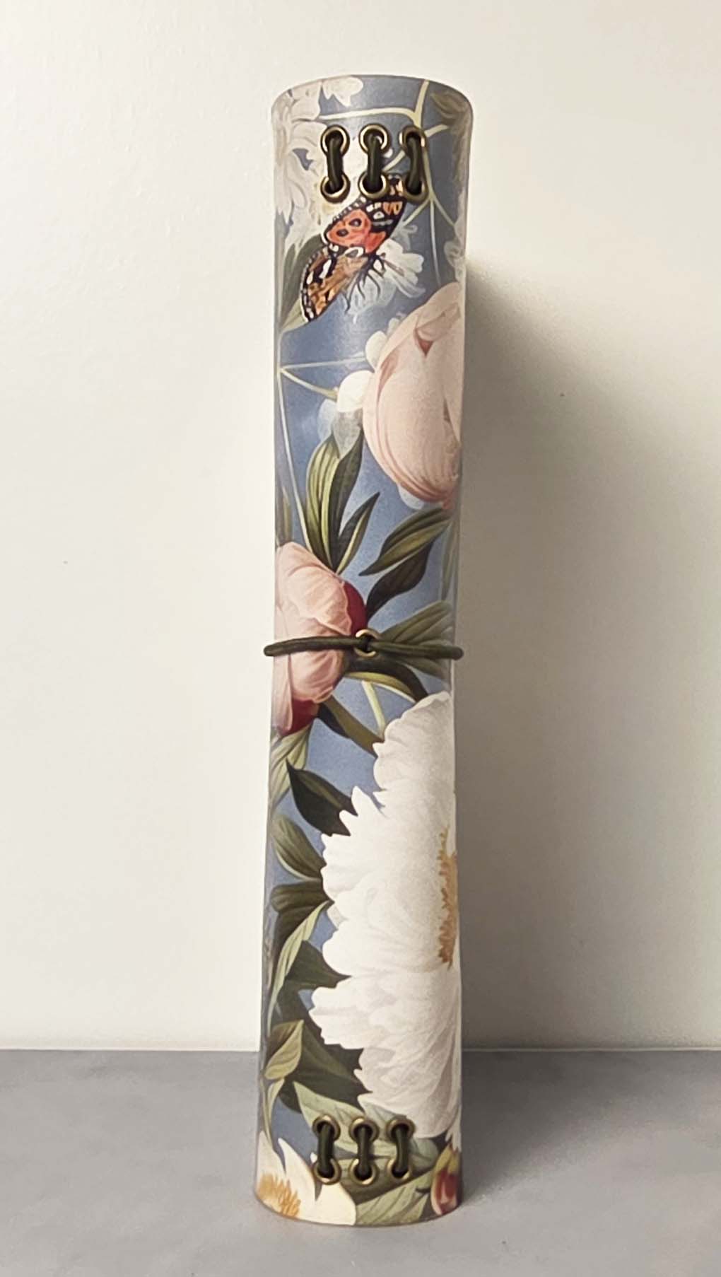 Leather Traveler's Notebook - Queen of the Peonies - Floral Gift for Her - A5, Standard, Pocket