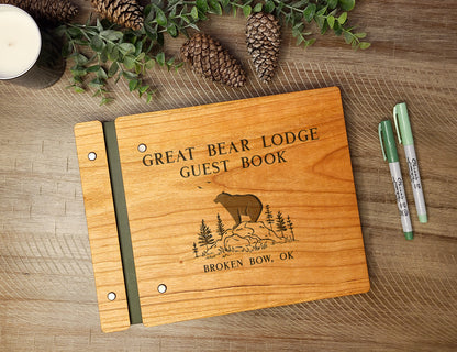 Bear Mountain Lodge Rental Guest Book