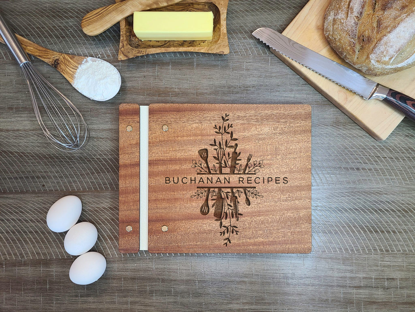 Family Recipe Book For Mom, Grandma, Aunt, Custom Recipe Keepsake