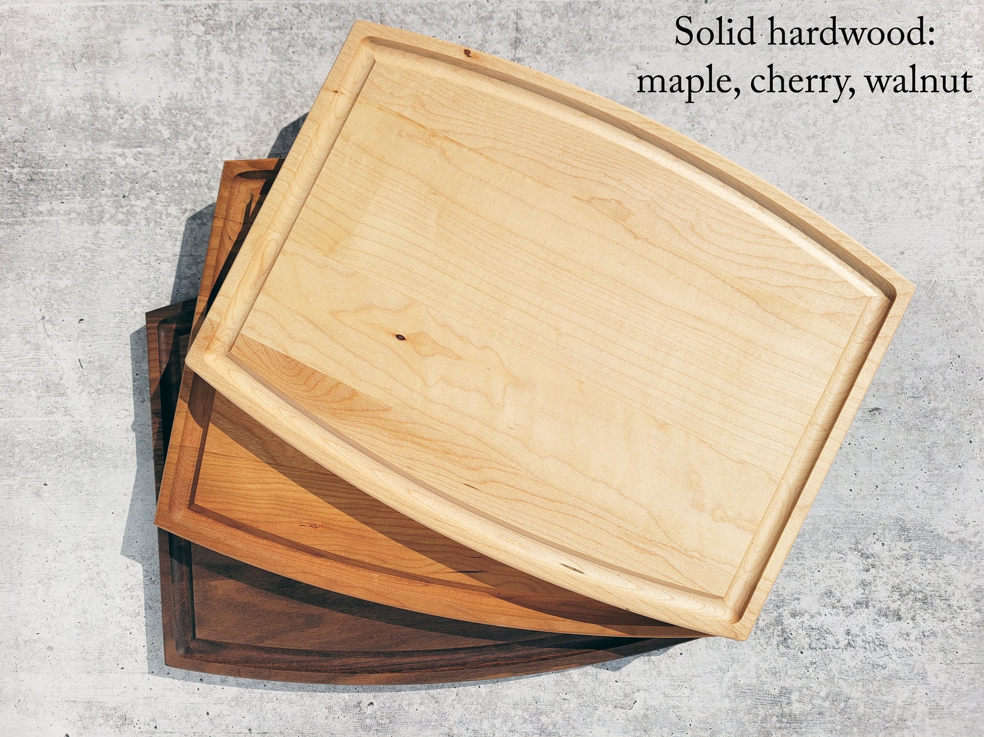 Cutting board size options