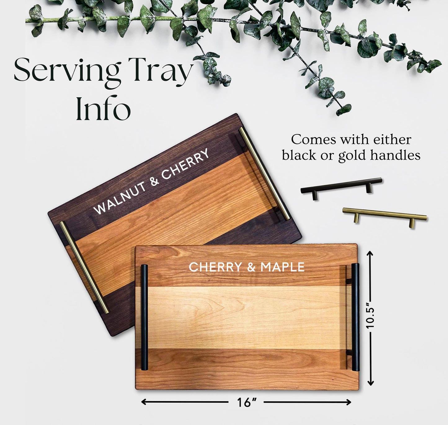 Retirement keepsake tray two-tone wood