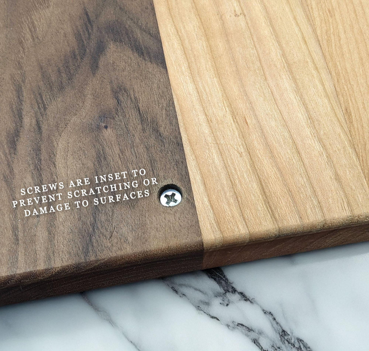 Serving tray handle detail