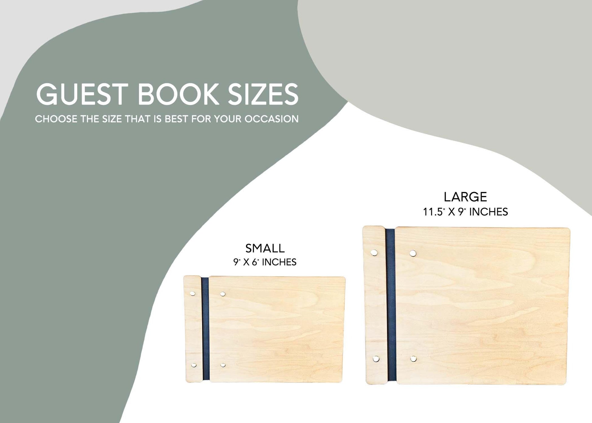 First anniversary memory book with color photo hardwood cover personalized couple names