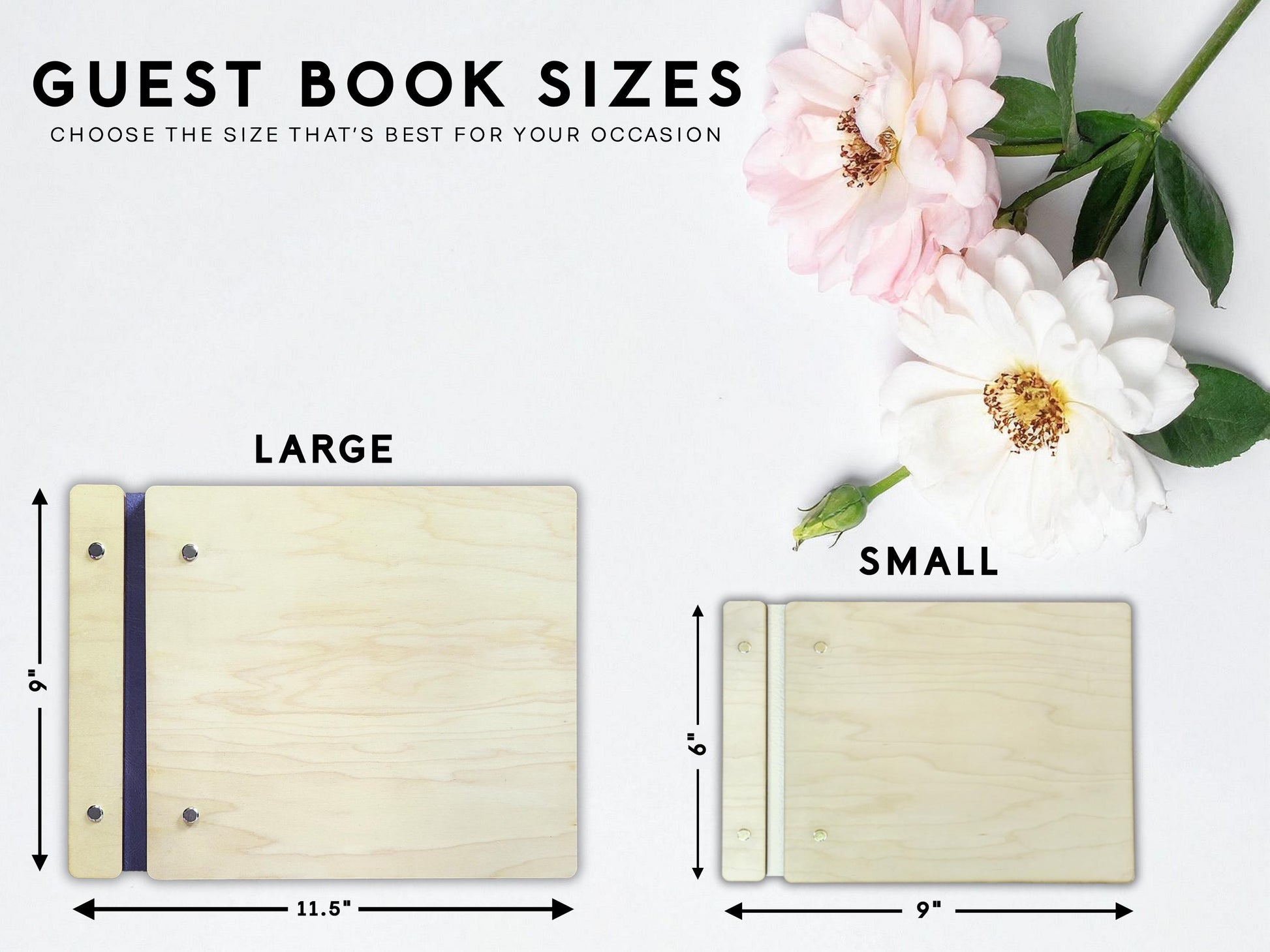 Memorial guest book interior pages