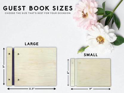 Memorial guest book interior pages