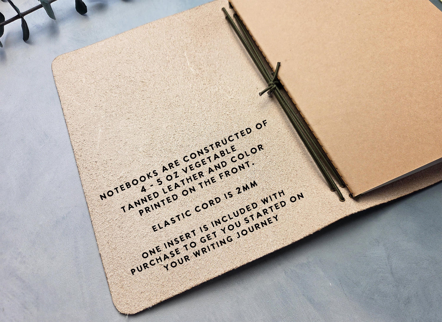 Blue Mountains leather traveler's notebook cover