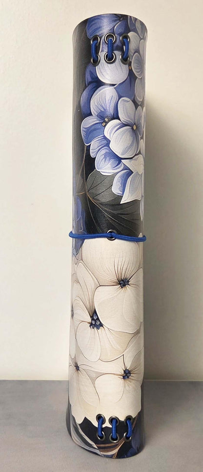 Hydrangea Delight leather traveler's notebook cover