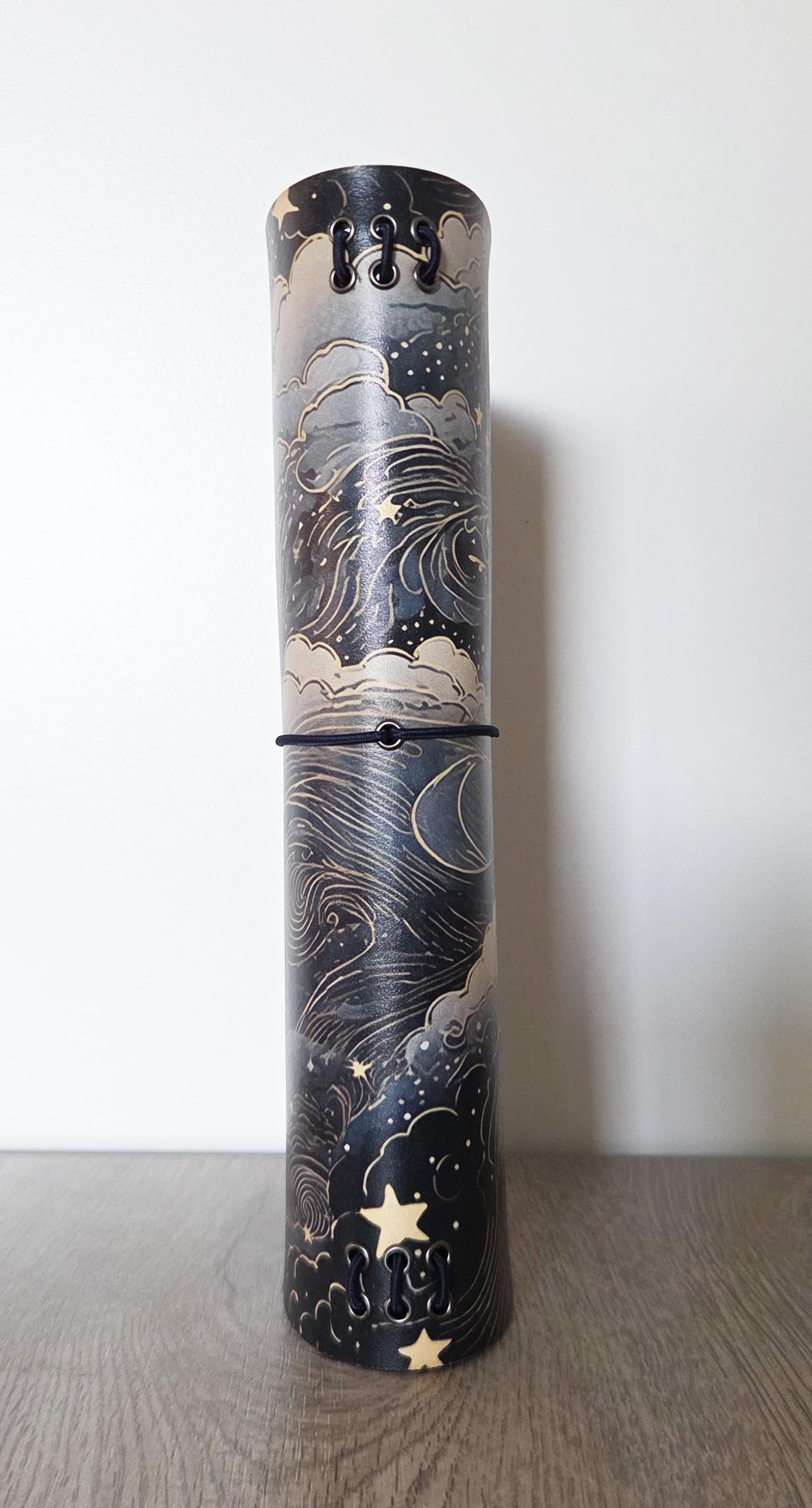 Leather Traveler's Notebook - Celestial Journal