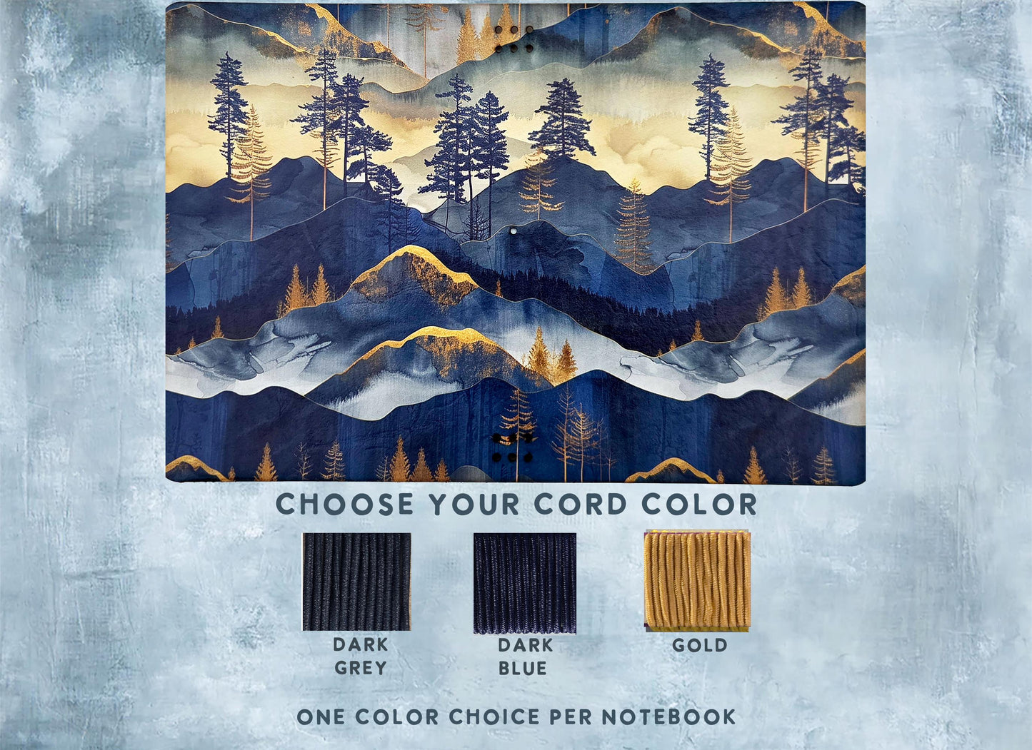 Blue Mountains leather traveler's notebook cover