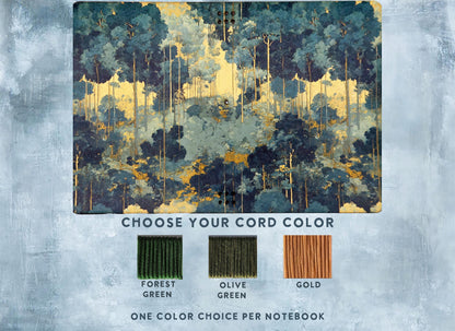 Leather Traveler's Notebook - Golden Forest