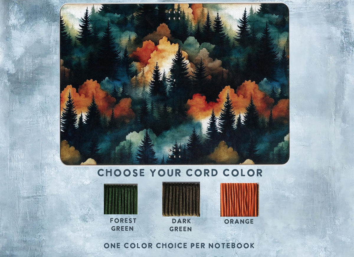 Linen Forest leather traveler's notebook cover – photo 3