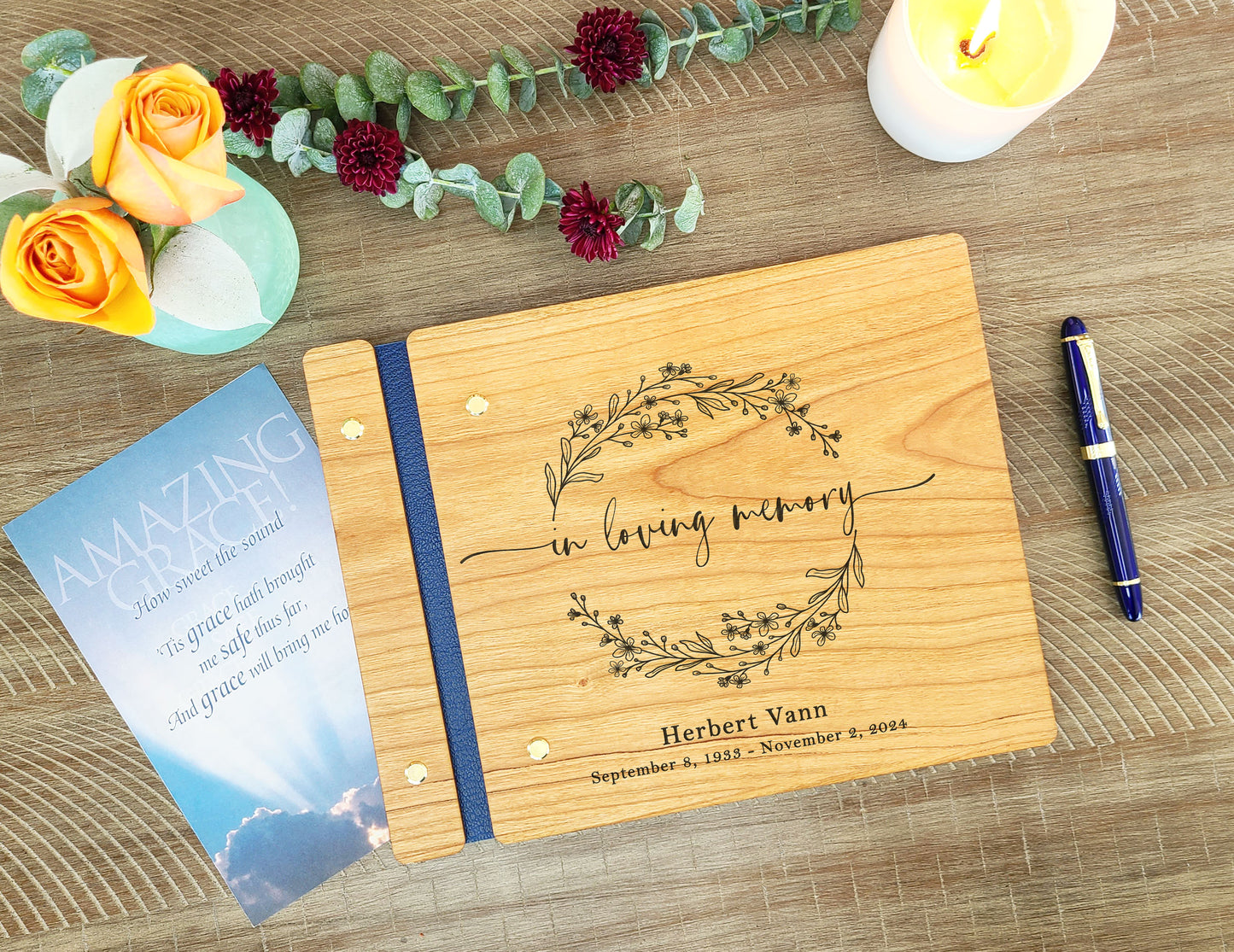 In Loving Memory Forget Me Not Memorial Book