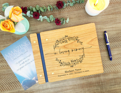 In Loving Memory Forget Me Not Memorial Book