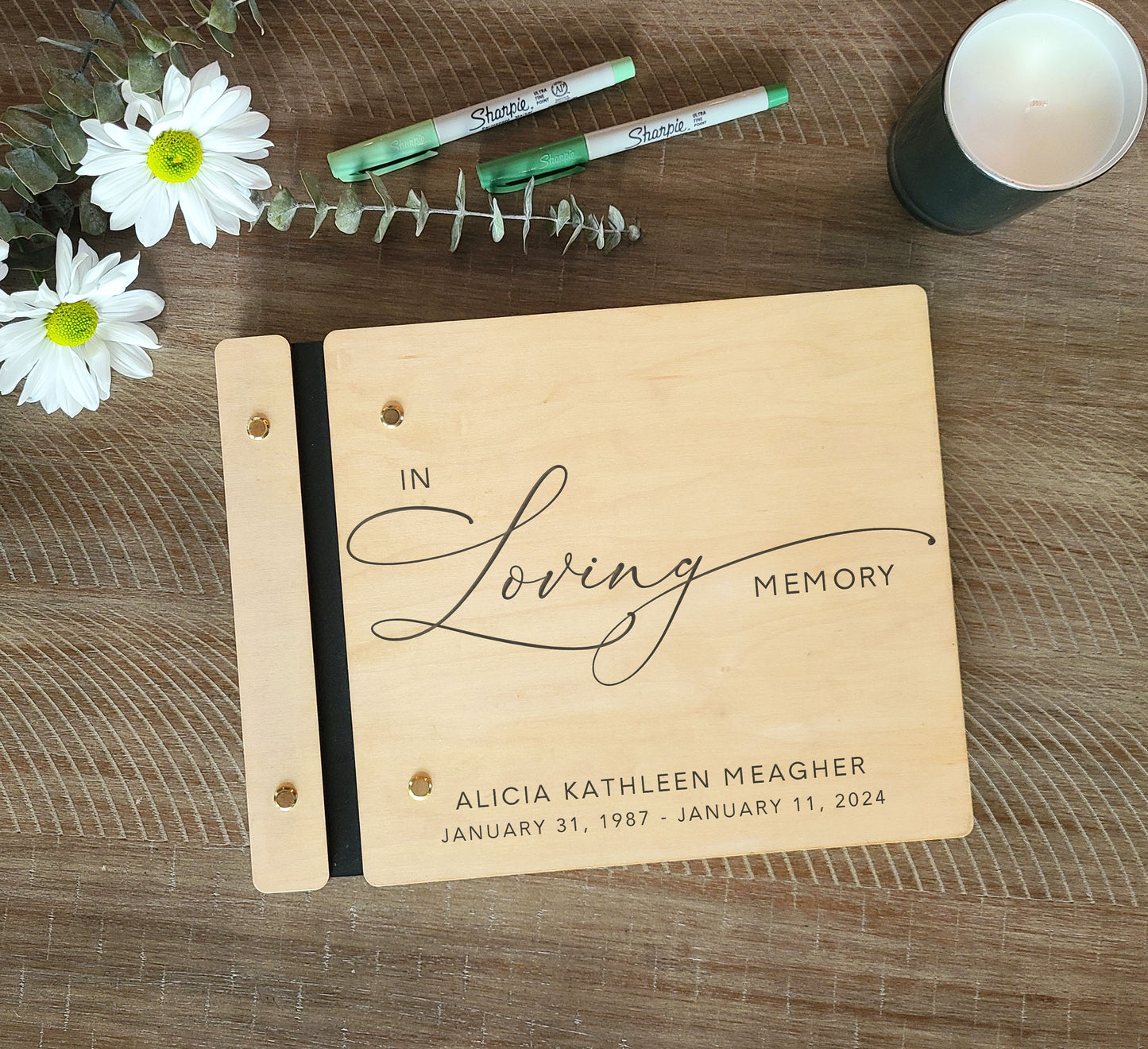 In Loving Memory Memorial Book