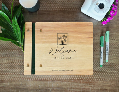 Guest Book for Beach House Palm Trees Tropical