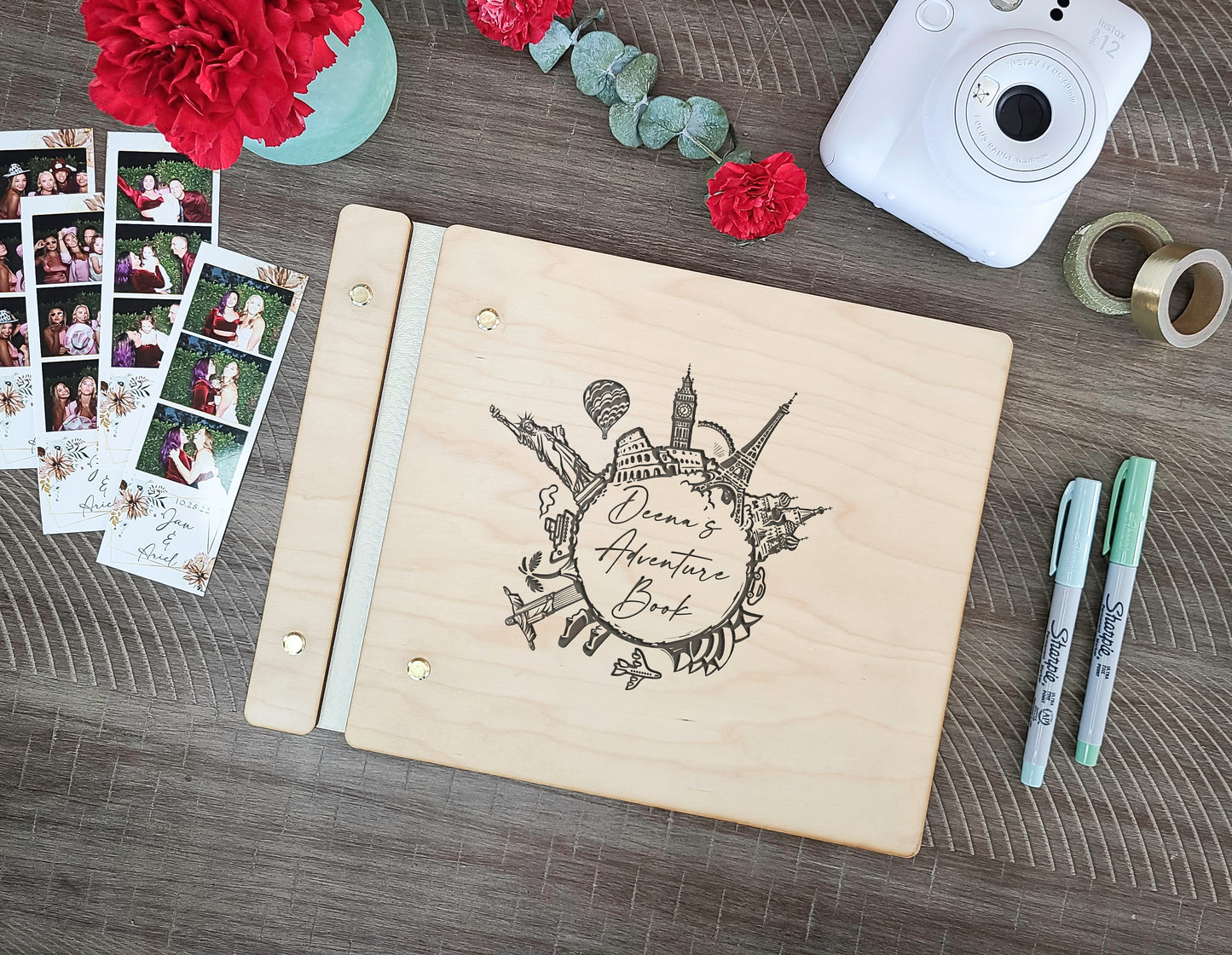 Our Adventure World Travel Book, Custom Adventure Book for Couples