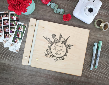 Our Adventure World Travel Book, Custom Adventure Book for Couples
