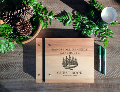 River Tree Rustic Vacation Rental Guest Book