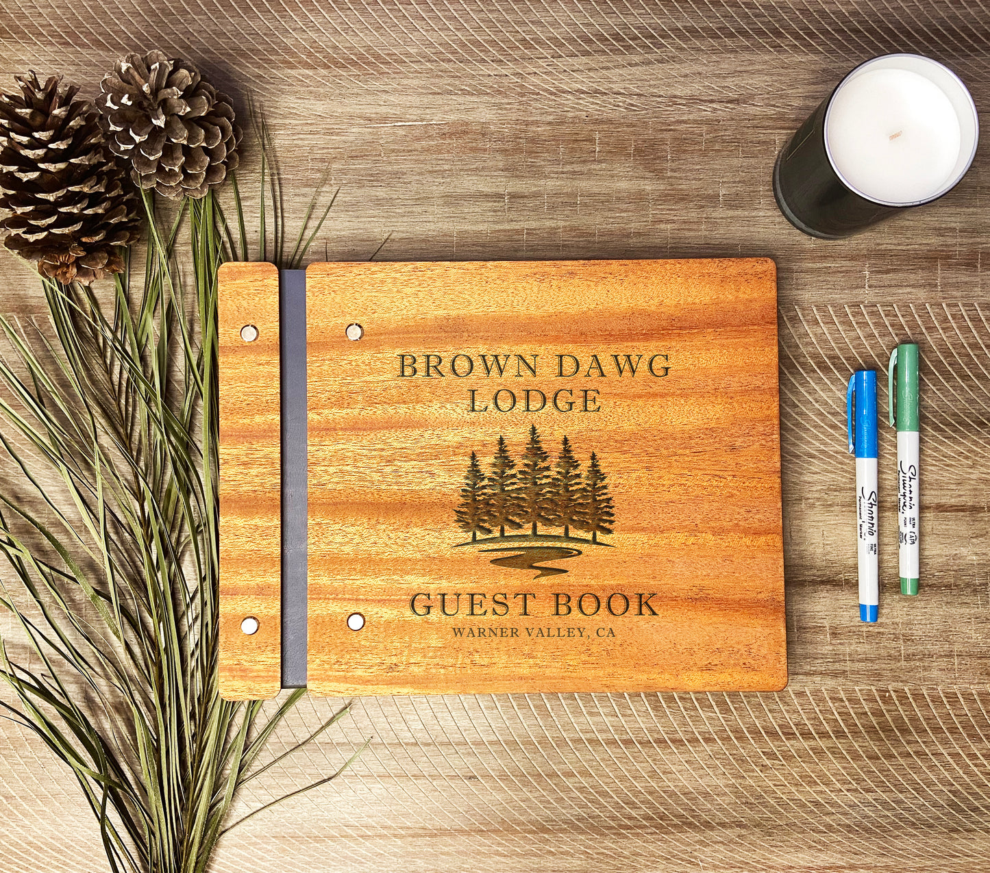 River Tree Rustic Vacation Rental Guest Book