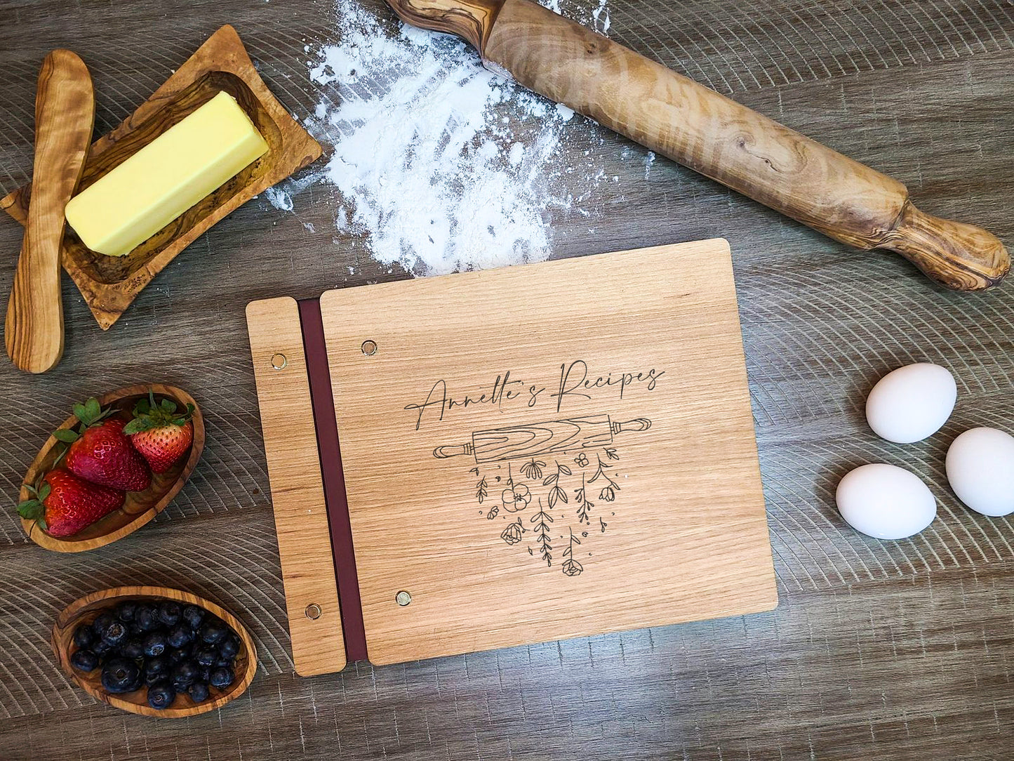 Recipe Book for Mom, Grandma, Aunt, Sister, Custom Family Recipe Album