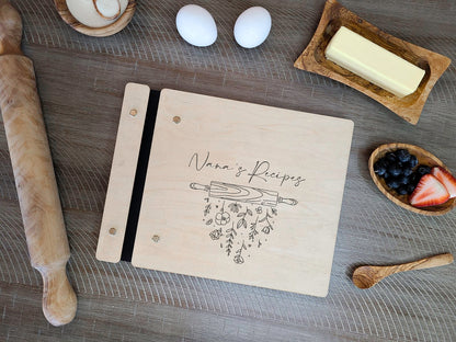 Recipe Book for Mom, Grandma, Aunt, Sister, Custom Family Recipe Album