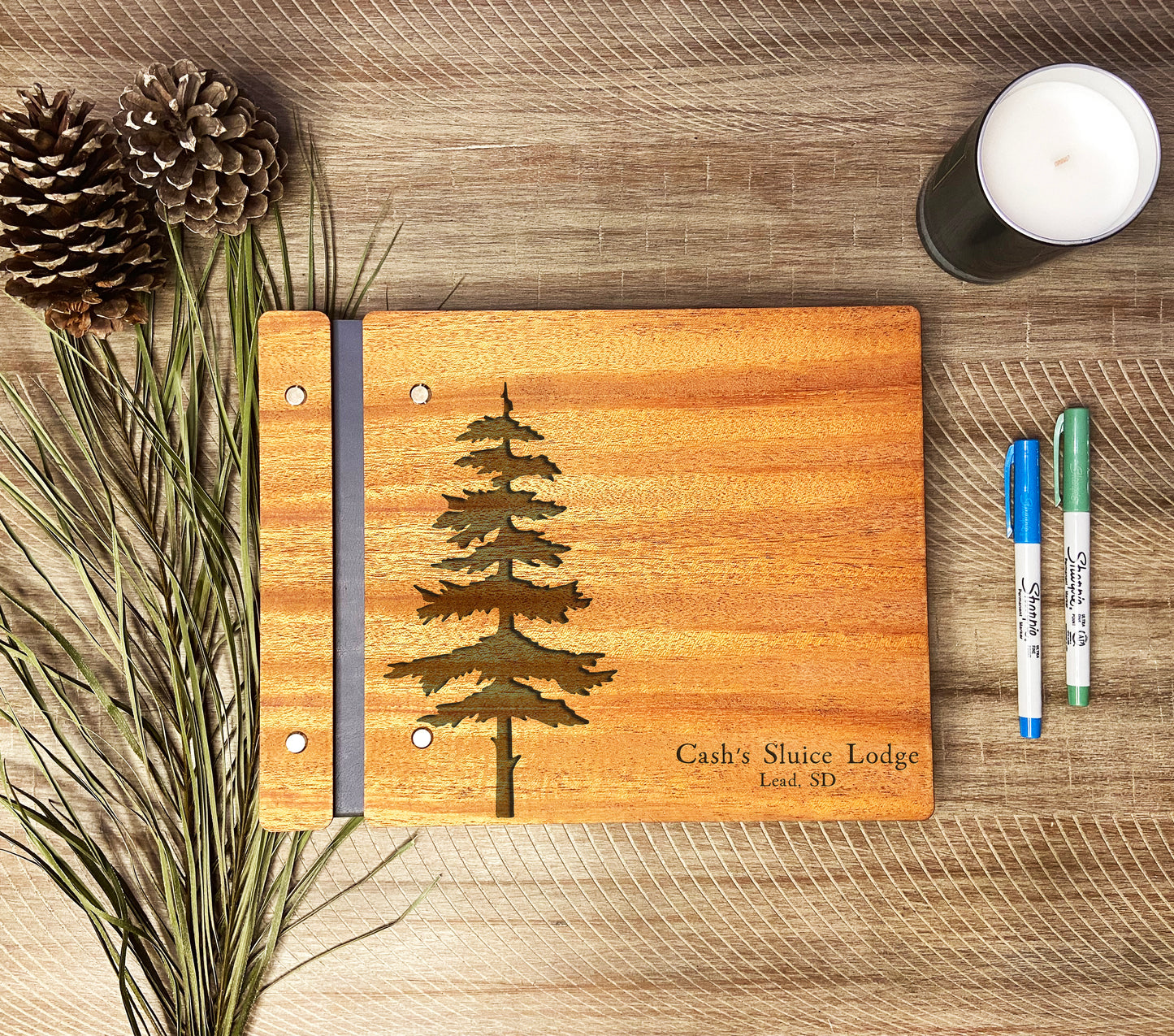 Rustic Cabin Mountain Lodge Rental Guest Book