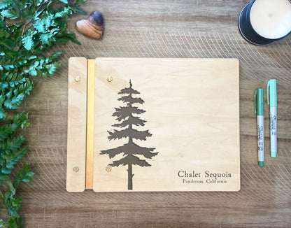 Rustic Cabin Mountain Lodge Rental Guest Book